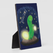 Plaque Photo Illustration du ver vert mou (Côté)