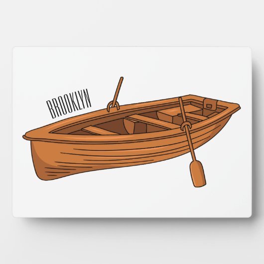 Plaque Photo Illustration d'un bateau à roues (Devant)