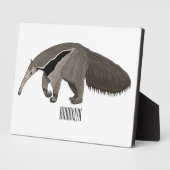 Plaque Photo Illustration d'un dessin animé d'Anteater (Côté)