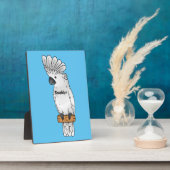 Plaque Photo Illustration d'un oiseau de cobaye-parapluie (Côté)