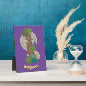 Plaque Photo Illustration d'une anteure de pangolin mignonne (Côté)