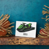 Plaque Photo Illustration Jet ski (Côté)