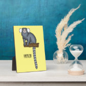 Plaque Photo Illustration marmoset commune (Côté)