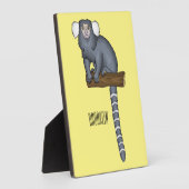 Plaque Photo Illustration marmoset commune (Côté)