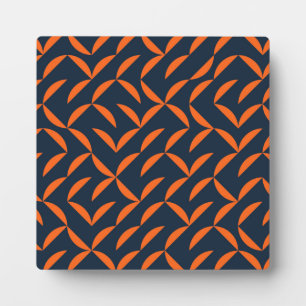 Plaque Photo Illustration ondulée orange, cool, moderne, tendan