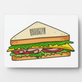 Plaque Photo Illustration Sandwich (Devant)