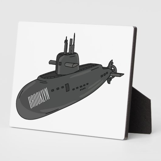 Plaque Photo Illustration sous-marine (Côté)