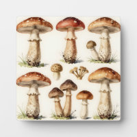 Illustration vintage de champignons botaniques Fun