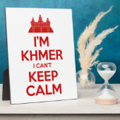 Plaque Photo I'm Khmer I Can't Keep Calm (Côté)
