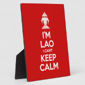 Plaque Photo I'm Lao I Can't Keep Calm (Côté)