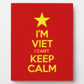 Plaque Photo I'm Viet I Can't Keep Calm (Devant)