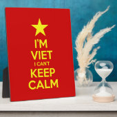 Plaque Photo I'm Viet I Can't Keep Calm (Côté)