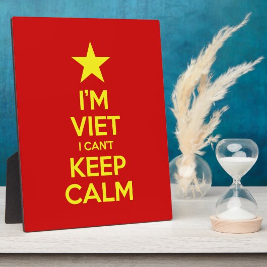 Plaque Photo I'm Viet I Can't Keep Calm (Côté)