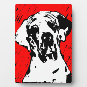 Plaque Photo Image de chien