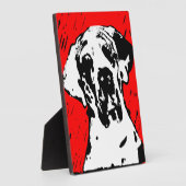 Plaque Photo Image de chien (Côté)