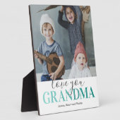 Plaque Photo Image de grand-mère d'amour (Côté)