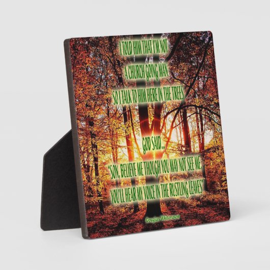 Plaque Photo Image d'inspiration (Recto)