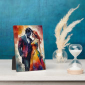 Plaque Photo Image Romantique Couple. Décor (Côté)