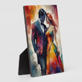 Plaque Photo Image Romantique Couple. Décor (Côté)