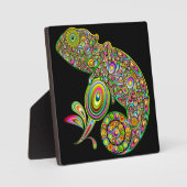 Plaque Photo Imaginaire psychédélique de Chameleon (Recto)