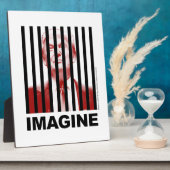 Plaque Photo Imaginez Trump derrière les barreaux (Côté)