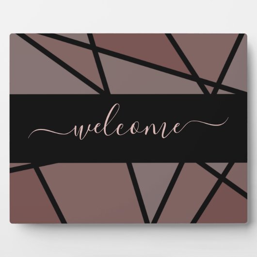 Plaque Photo Imitation en verre tendu pour accueillir les affai (Devant)