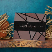 Plaque Photo Imitation en verre tendu pour accueillir les affai (Côté)