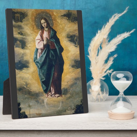 Plaque Photo Immaculée Conception par Zurbarán (Côté)