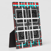 Plaque Photo Impression À damiers Motif (Côté)