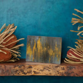 Plaque Photo Impression abstraite de Black and Gold | Nai (Côté)