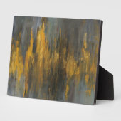 Plaque Photo Impression abstraite de Black and Gold | Nai (Côté)