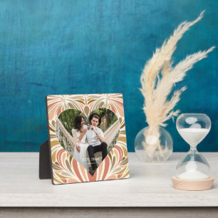 Plaque Photo Impression bohème colorée avec photo en forme de c