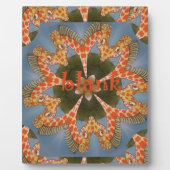 Plaque Photo Impression d'art Abstrait Giraffe (Devant)