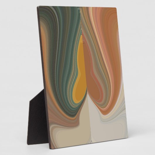 Plaque Photo Impression d'art Abstrait rétroactif (Côté)