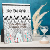 Plaque Photo Impression d'art cadeau Fête des mariées (Côté)