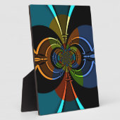 Plaque Photo Impression d'une éclatement de couleur Abstraite (Côté)