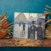 Plaque Photo Impressionnisme français Paris Street Rainy Day (Côté)