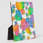 Plaque Photo Impressionniste Pastel Valentine Hearts (Côté)