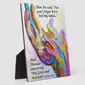 Plaque Photo Imprimantes à ongles dans sa main (Côté)