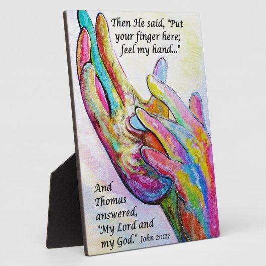 Plaque Photo Imprimantes à ongles dans sa main (Côté)