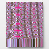 Plaque Photo Imprimer l'art Motif Abstrait dense et complexe (Devant)