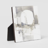 Plaque Photo Improvisation I Grey Abstrait Print (Recto)