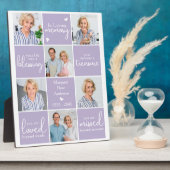 Plaque Photo In Love Memory 6 Photo Collage Poème commémoratif (Côté)