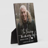 Plaque Photo In Love Memory Photo Calligraphy (Côté)