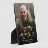 Plaque Photo In Love Memory Photo Calligraphy (Côté)