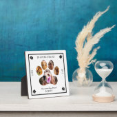 Plaque Photo In Love Memory Photo Pet Memorial - Blanc Noir (Insitu)