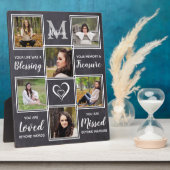 Plaque Photo In Love Memory Unique Photo Collage Memorial (Côté)