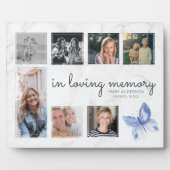 Plaque Photo In Loving Memory Photo Family Memorial (Devant)