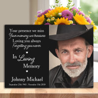 In Loving Memory Photo Keepsake Memorial