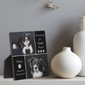 Plaque Photo In Memory Dog Photo Memorial Keepsake